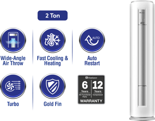 Dawlance DAWLANCE GALLANT FS INVERTER 45 Inverter Floor Standing AC