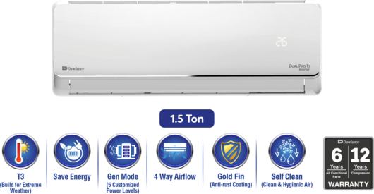 Dawlance Dual Pro T3 Inverter 1.5 Ton Inverter Split AC